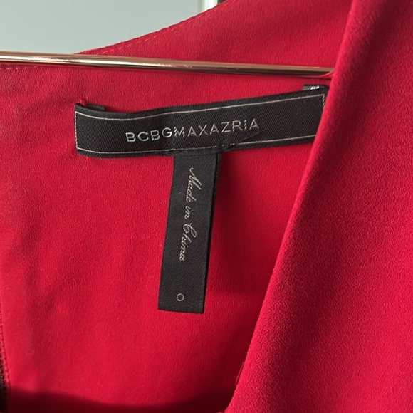 BCBGMaxAzria Red Pencil Dress 0 - Picture 3 of 3